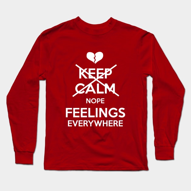 feeeeeeliiiings Long Sleeve T-Shirt by mistyautumn